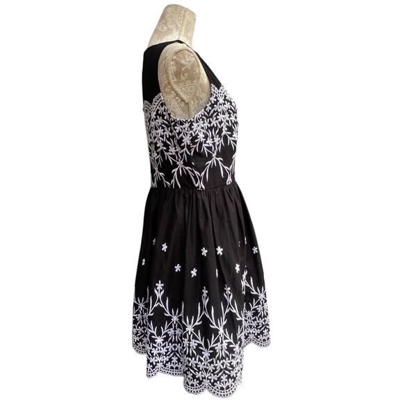 S.L.Fashions Dress 12 Revenge TV Style Charlotte Grayson Black White Embroidered - Picture 2 of 12